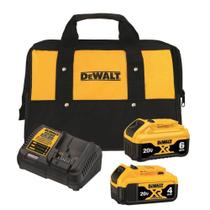 Kit inicial Dewalt DCB246CK 20V MAX XR de íon de lítio com 4Ah/6A