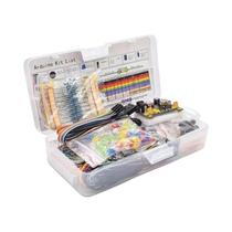 Kit Inicial DIY Arduino UNO R3 830 Peças Conjunto De Componentes Eletrônicos Com Placa De