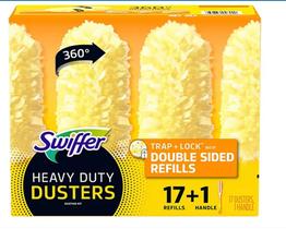 Kit inicial Duster Swiffer Heavy Duty com 17 recargas e alça
