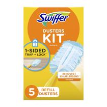 Kit inicial Dusters Swiffer 180, perfume sem perfume, 5 unidades