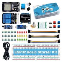 Kit Inicial ESP32 com Tutoriais - Placa de Desenvolvimento WiFi para Projetos Arduino