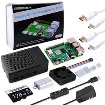 Kit inicial GeeekPi para Raspberry Pi 4 de 8 GB com cartão SD de 128 GB