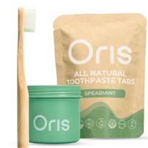 Kit Inicial Oris de Tabletes de Pasta de Dente Natural 62 Unidades Kit Inicial Oris de Tabletes de Pasta de Dente Natural 62 Unidades