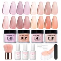 Kit inicial para unhas Dip Powder AZUREBEAUTY com 4 cores Kit inicial para unhas Dip Powder AZUREBEAUTY com 4 cores