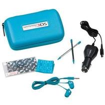Kit Inicial PowerA 3DS Explorer Verde-água com Estojo