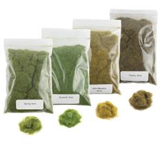 Kit inicial Static Grass War World Scenics com 4 bolsas