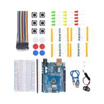 Kit Inicial UNO R3 Mini Com LED, Fios Jumper E Botão Para Arduino, DIY, Educação Escolar E Kit Inicial UNO R3 Mini Com LED, Fios Jumper E Botão Para Arduino, DIY, Educação Escolar E