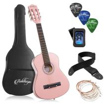 Kit Inicial Violão Acústico Infantil Ashthorpe 30" Rosa Kit Inicial Violão Acústico Infantil Ashthorpe 30" Rosa