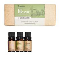 Kit Iniciante 3 Óleos Essenciais - Via Aroma Kit Iniciante 3 Óleos Essenciais - Via Aroma