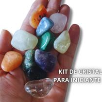 Kit Iniciante ao uso dos Cristais - Pedra Rolada 100% Natural