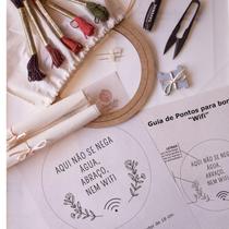 Kit iniciante completo para Bordar com Risco (desenho)