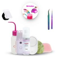 Kit Iniciante de 9 Produtos Essenciais P/ Extensão de Cilios Kit Iniciante de 9 Produtos Essenciais P/ Extensão de Cilios