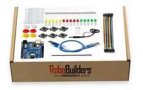 Kit Iniciante de Componentes com Placa Uno Compatível com Arduino
