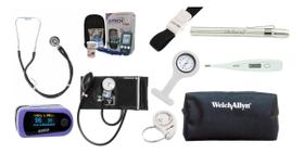 Kit Iniciante De Enfermagem Esfigmo E Rappaport Duplo P. A. MED