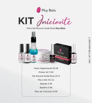 Kit Iniciante Fibra Gel Mousse Muy Biela (7 itens) s/Acess Kit Iniciante Fibra Gel Mousse Muy Biela (7 itens) s/Acess
