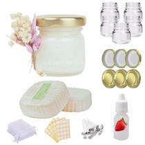 Kit Iniciante Para Fabricação de Velas Com Cera de Coco