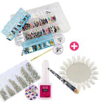 Kit iniciante para fazer joias strass de unha Kit iniciante para fazer joias strass de unha