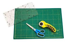 Kit Iniciante Patchwork Lanmax Base de Corte A3 45x30cm com