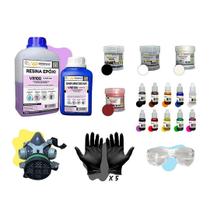 Kit Iniciante Raissa Faria Vr100 1kg + Epi's Para Resinagem Kit Iniciante Raissa Faria Vr100 1kg + Epi's Para Resinagem