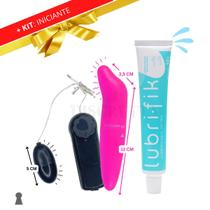 Kit Iniciante Sex Shop Vibrador Golfinho Bullet Lubrificante