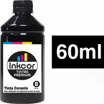 Kit Inkcor Recarga de Cartuchos Preto com 60ml de Tinta Compativel com Impressora HP 2374