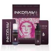 kit Inkdraw Stencil tinta + transfer + folha tattoo decalque