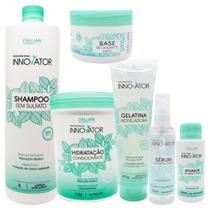 Kit Innovator Sh 1L Mascara Gelatina Guanidina, Ativa, Serum