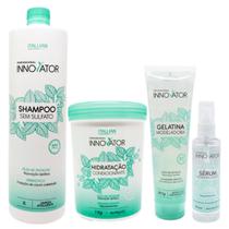 Kit Innovator Shampoo 1L Mascara, Gelatina e Serum 90ml