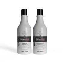 Kit inoar 500ml forca e brilho shampoo+condicionador
