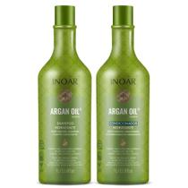 Kit inoar argan oil shampoo com 1l + condicionador com 1l Kit inoar argan oil shampoo com 1l + condicionador com 1l