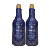 Kit Inoar Baccarah Blue Amêndoas Doces e Tâmara Shampoo e Condicionador 500ml cada Kit Inoar Baccarah Blue Amêndoas Doces e Tâmara Shampoo e Condicionador 500ml cada