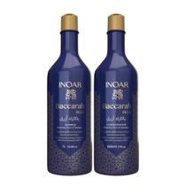 Kit Inoar Baccarah Blue Shampoo 1L + Condicionador 800ml Amendoa Doce e Tamaras Brilho e Maciez Kit Inoar Baccarah Blue Shampoo 1L + Condicionador 800ml Amendoa Doce e Tamaras Brilho e Maciez