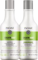 Kit Inoar Cicatrifios Plástica Capilar Shampoo e Condicionador 500ml