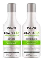 Kit Inoar Cicatrifios Shampoo Condicionado Máscara Leave-In