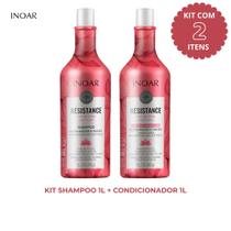 Kit Inoar Flor Resistance Flor de Lotus Shampoo 1L + Condicionador 1L Kit Inoar Flor Resistance Flor de Lotus Shampoo 1L + Condicionador 1L