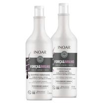 Kit Inoar Força & Brilho Shampoo Hidratante 1000ml e Condicionador Hidratante 800ml