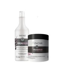 Kit Inoar Força e Brilho Shampoo 1 litro + Máscara 500g Kit Inoar Força e Brilho Shampoo 1 litro + Máscara 500g