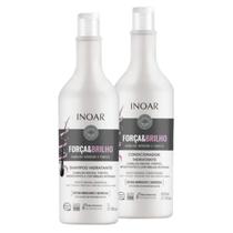 Kit Inoar Força e Brilho Shampoo 1L + Condicionador 800ml