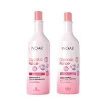 Kit inoar glycolic force shampoo 1l condicionador 800ml