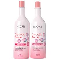 Kit Inoar Glycolic Force Shampoo 1L + Condicionador 800ml