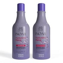 Kit Inoar Hyaluronic Force Shampoo e Condicionador 500ml cada Kit Inoar Hyaluronic Force Shampoo e Condicionador 500ml cada