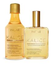 Kit Inoar Kálice Cabelo Corpo Rosto - Shampoo 250g + Óleo Multifuncional 100ml Kit Inoar Kálice Cabelo Corpo Rosto - Shampoo 250g + Óleo Multifuncional 100ml