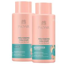 Kit Inoar Meu Cacho, Meu Crush Shampoo 500ml + Condicionador 500ml Kit Inoar Meu Cacho, Meu Crush Shampoo 500ml + Condicionador 500ml