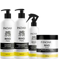 Kit Inoar Rivo Fios shampoo 500ml + cond 500ml + leave-in 250ml + máscara 500g Kit Inoar Rivo Fios shampoo 500ml + cond 500ml + leave-in 250ml + máscara 500g