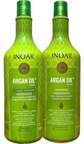 Kit Inoar Shampoo + Condicionador Argan Oil Hidratante 2x1litro