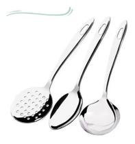 Kit Inox 3 Talheres- Concha/escumadeira/colher Kit Inox 3 Talheres- Concha/escumadeira/colher