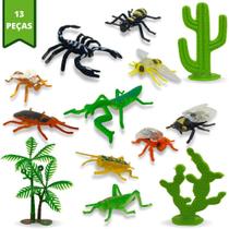 Kit Insetos De Plástico Brinquedo Insetos Sortidos - Europio Kit Insetos De Plástico Brinquedo Insetos Sortidos - Europio