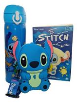 Kit Inspirado Stitch Copo Térmico + Bolsinha Com Alça Kit Inspirado Stitch Copo Térmico + Bolsinha Com Alça