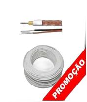 Kit Instalação 1 Camera De Segurança Cabo Cftv E Conectores