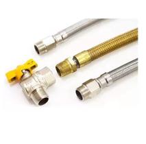 Kit Instalação Aquecedor A Gás 1/2" 40cm Inox Kit Instalação Aquecedor A Gás 1/2" 40cm Inox